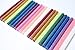 Ikruidy Colla a Caldo Glitter 100 Pezzi Adesivo Colla a Caldo Pistola Bastoni 10 Colori 7 * 100mm Colorato Stick di Colla a Caldo per DIY Arte Mestiere Sigillatura e Riparazione Rapida