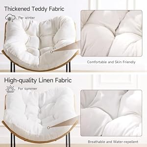 Outdoor Rocking Chairs, Oversized Papasan Rocking Chair Indoors with Padded Cushions, Rattan Wicker Lounge Chair for Living Room, Porch, Patio, Garden Outdoor Rocking Chairs Oversized Papasan Rocking Chair Indoors with Padded Cushions Rattan Wicker Lounge Chair for Living Room Porch Patio Garden