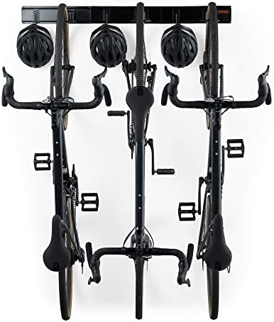 VonHaus Soporte de Bicicletas Pared Vertical – Colgador Pared 3 B...