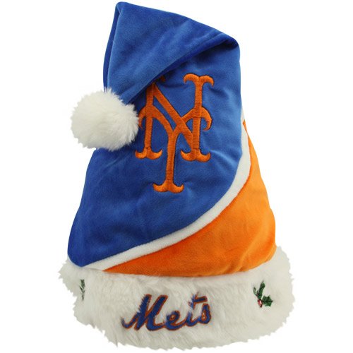 New York Mets Royal Blue-Orange True Colors Santa Hat