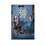American TV Series Posters Feud Bette And Joan TV Poster (2) Canvas Painting Wall Art Poster for Bedroom Living Room Decor 08x12inch(20x30cm) Unframe-style