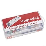 Sélection complète de composants : rempli de pièces essentielles telles que des diodes, des transistors, des circuits intégrés, des condensateurs, des LED et des résistances, ce kit ouvre diverses possibilités pour la construction de circuits.