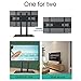 Universal tv Wall Mount Mount, Height Adjustable Table Top with Safety Latch, One-Piece Molding Panel, Tabletop TV Base Fits 40-70 Inch LCD Flat Screen TVs