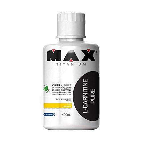 L-Carnitine 2000Mg (400Ml) - Sabor Laranja, Max Titanium