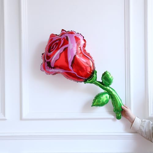 Image of Derby Day Balloons Set, 5Pcs Run for the Roses Horse Racing Decorations Include Horse /Rose /Horseshoe /Champion Trophy Foil Balloons for Kentucky Party, Equestrian Race Horseback Riding Theme Party