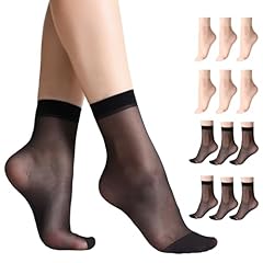 6 Pairs Black,6 Pairs Nude