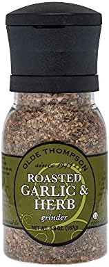 Olde Thompson Roasted Garlic and Herb Grinder, Salt And Spice Blend, 5.9 oz