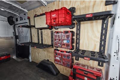 Miniatura 5 de Milwaukee PACKOUT 48-22-8482 - Pista electrónica vertical resistente a la corrosión, con recubrimiento en polvo, para uso con el modelo 48-22-8481