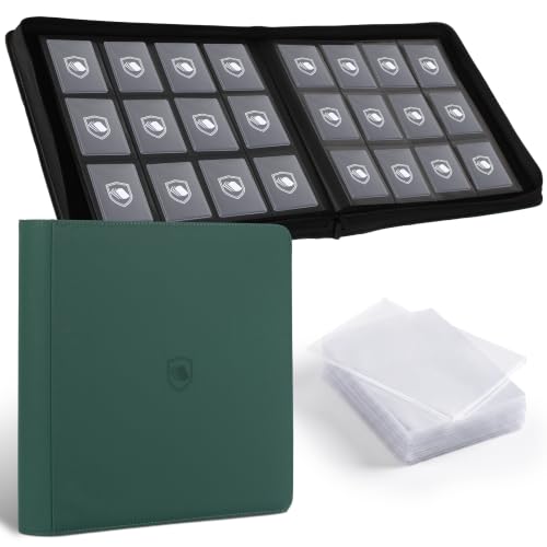 Image of Top Loader Binder 12 Pocket, Holds 480 Toploaders, 100 Toploaders INCLUDED