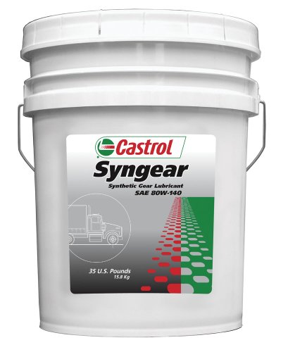 Castrol - 15B811 37517 Syngear 80W-140 Gear Lubricant - 35 lb.