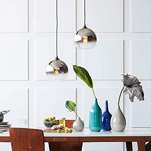 Lámpara de techo ajustable con cristal de burbujas y luz difuminada dorada 8