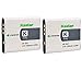Kastar Battery (2-Pack) for Sony NP-BK1, BC-CSK work with Sony Bloggie MHS-CM5, MHS-PM5, Cyber-shot DSC-S750, DSC-S780, DSC-S950, DSC-S980, DSC-W180, DSC-W190, DSC-W370, Webbie MHS-PM1 Cameras