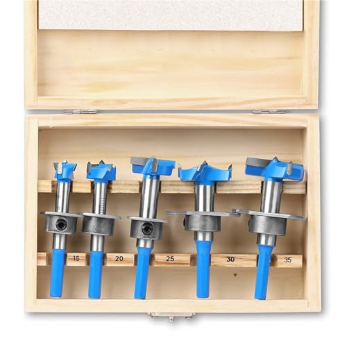 Juego de brocas para madera 15-35mm 5 piezas miniatura 4