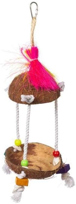 Prevue-Hendryx Tropical Teaser Tiki Hut Bird Toy