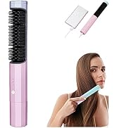 Frizz Wand, Hair Straightening Brush, Portable Cordless Electric Straightening Comb for Natural H...