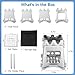 yeeplant Backpacking Compact Stove, Wood Burning Stove Portable, Stainless Steel Folding Stove for Hiking, Travelling, Mountaineering, Camping Outdoor