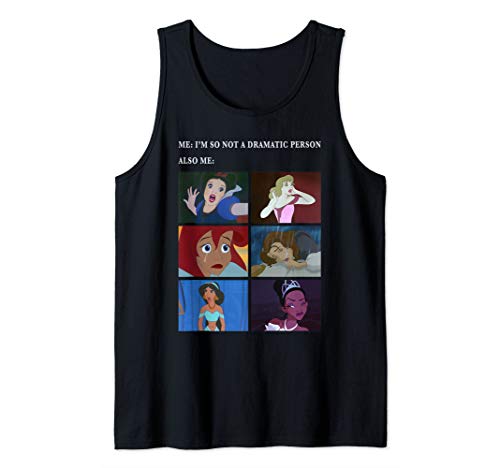 Disney Princess Not Dramatic Meme Panel Tank Top