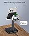 ESR 3 in 1 Wireless Charging Station for Apple[Certified] Portable Apple Watch Charger & MagSafe Charger Stand, Wireless Charger for Multiple Devices iPhone 17/16/15/14/13/12&Watch&AirPods, Black