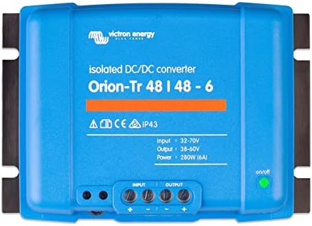 Victron Energy Orion-Tr IP43 48/48-Volt 6 amp 280-Watt Isolated DC-DC Converter