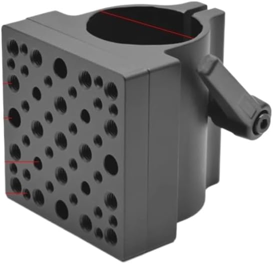 1pc only not like pic shown 1.0 inch optical connector mounting clip diameter 25mm strut clamp block platform with M4 M6 threaded hole (ZGZ-1.0-JK)