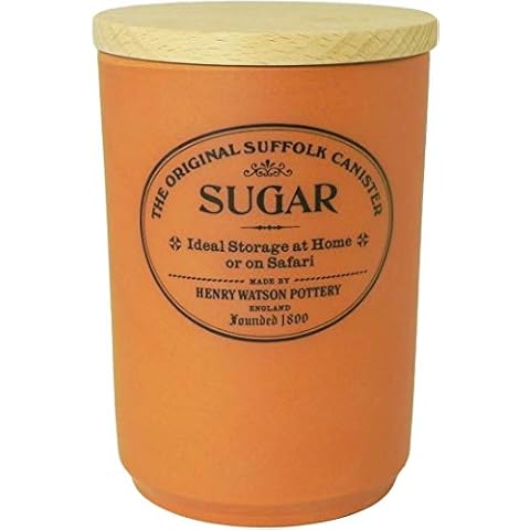 Airtight Sugar Canister, Made in England, The Original Suffolk Collection by Henry Watson. Cover
