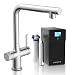 Produktbild SCHÜTTE 99900 AQUASTAR PREMIUM Sprudelwasser-Spültischarmatur mit Kühl- und Filtersystem, 3 Wege Küchenarmatur, Osmose Wasserhahn, Küchenarmatur mit Wasserfilter gegen Kalkrückstände und Schwermetalle