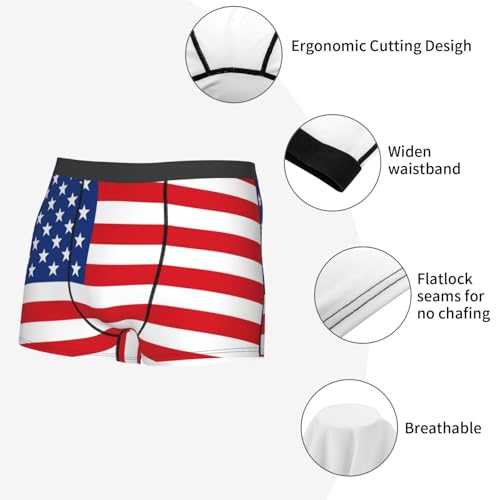 America Flags3 Mens Underwear Boxer Briefs For Men’s -4