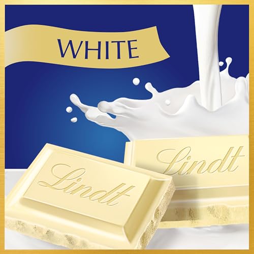 Lindt CLASSIC RECIPE White Chocolate Bar, Pack of 12