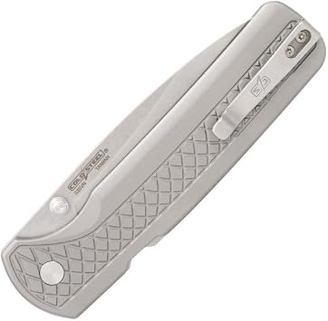 Cold Steel Atlas 3.5 Full Metal Knife - Satin Titanium S35VN Blade