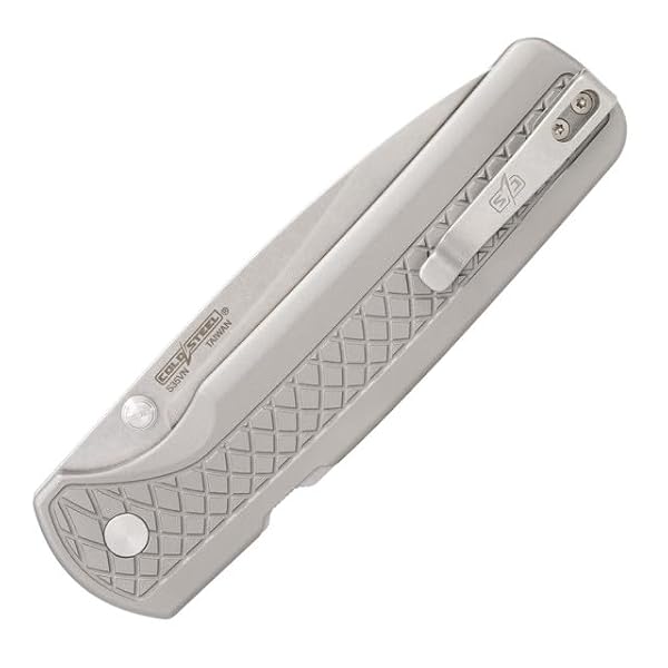 Cold Steel Atlas 3.5" Full Metal Knife - Satin Titanium S35VN Blade by Cold Steel - Image 3