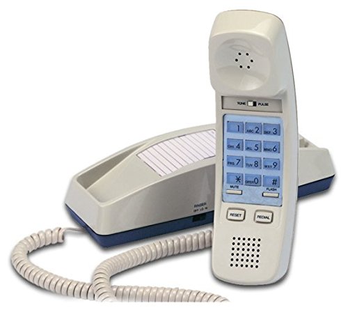 Teléfono con cable Cortelco modelo 815047 rojo miniatura 1