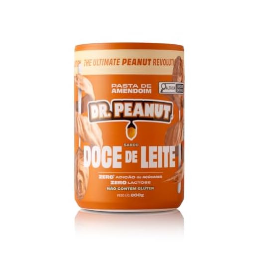 DR. PEANUT PASTA DE AMENDOIM DOCE DE LEITE 800G COM WHEY PROTEIN