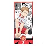 Sonsoke Hinata Shoyo - Marcapáginas de metal de 9 cm, diseño de personajes elegantes para manga y libros (Yaku Morisuke)