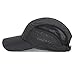 LETHMIK Sport Cap Summer Quick-Drying Sun Hat Unisex UV Protection Outdoor Cap Black