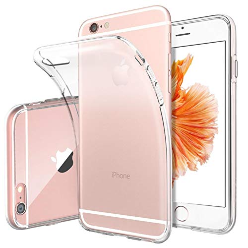 Verco Handyhülle für iPhone 6 Plus / 6S Plus, Transparent, Silikon, TPU, Dünn, Schutz, Stoßfest, Kratzfest, Anti Vergilbung