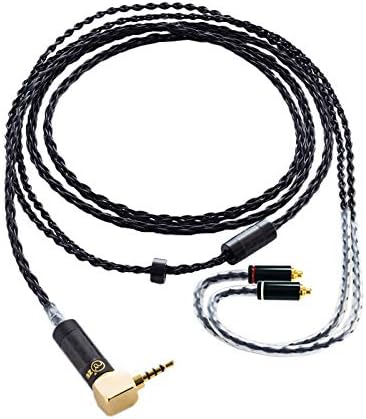 Fanmusic ZY Cable ZY-219 MMCX 2.5mm Balance Plug Cable SE215 SE315 SE425 SE535 UE900 N3AP Headphone Extension Cords Upgrade HiFi Cable
