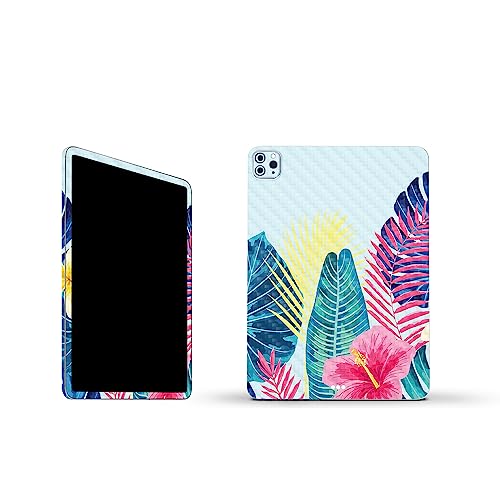 Image of MightySkins Carbon Fiber Skin Compatible with Apple iPad Pro 11 inch M2 4th Gen (2022) Full Wrap Kit - Summer Vibes | Protective, Durable Textured Carbon Fiber Finish | Easy to Apply | Made in The USA