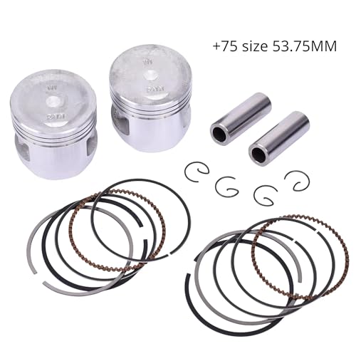 Kit segments piston moto 53mm contre perte puissance CA250 - 2