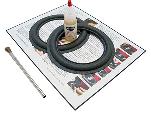 Springfield Speaker 6" Foam Surround Repair Kit - 2 Speaker