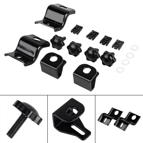 Soporte de montaje con tornillos de seguridad para alforjas, compatible con Harley Touring (Road King, Street Glide, Electra Glide, Road Glide) 2009-2013 miniatura 2