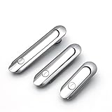Industrial Handle Cabinet Panel Mechanical Equipment Door Button-Type Flat Lock Zinc Alloy 1Pcs(403 Electroplated Matte)