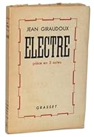 Electre; pièce en 2 actes B0020QMT88 Book Cover