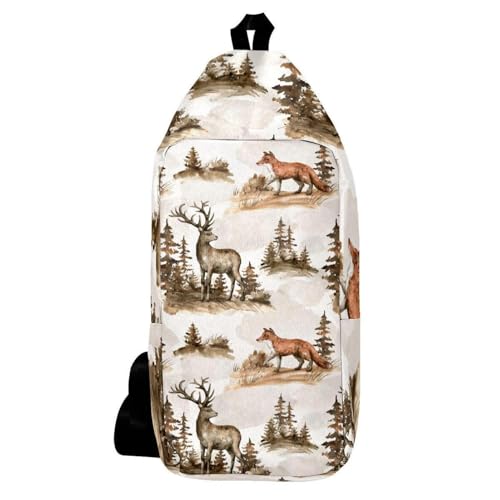 Sac bandoulière aquarelle pour vos randonnées et sorties nature