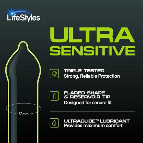 LifeStyles Ultra-Sensitive Condoms β 36 Count β Natural-Feeling, Lubricated Latex Condoms - 3