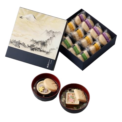 【加賀麩 不室屋】宝の麩詰合せ 横山大観「蓬莱山」限定化粧箱（おすまし・暫・加賀みそ 各4個 計12個）のサムネイル