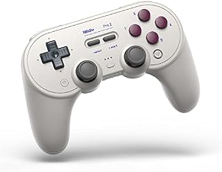8Bitdo Pro 2 Bluetooth Controller for Switch, PC, macOS, Android, Steam & Raspberry Pi (G Classic Edition)