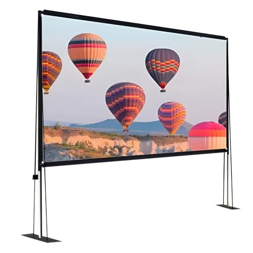 Pantalla portátil para proyector 120 in con soporte 16:9