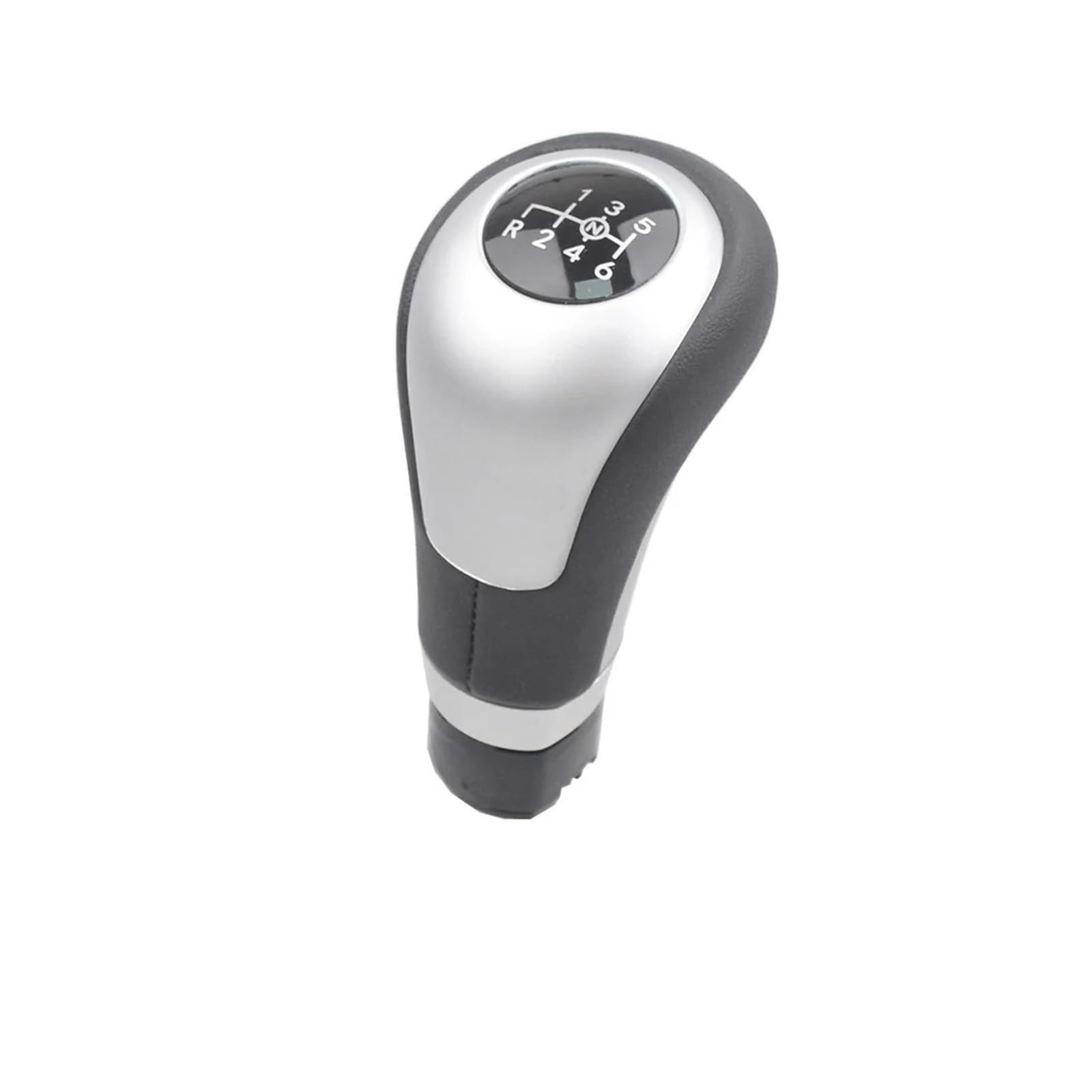 Qmtvfsrh 123456R Car Gear Shift Knob 6-Speed Manual Gear Shift Knob Handball For Benz For A-Class W177 / For C-Class W205 / For E-Class W213(123456R)