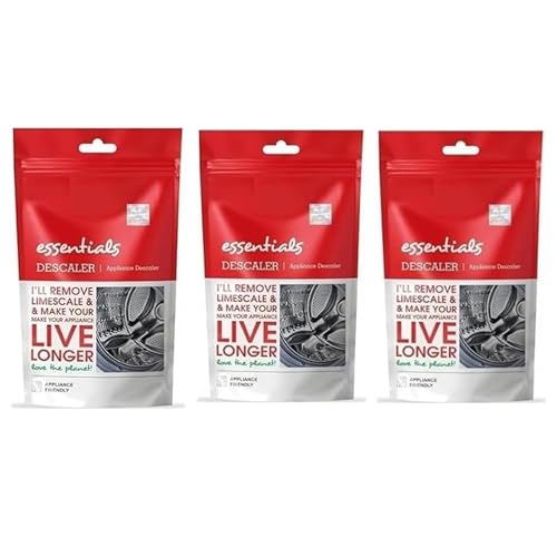 Image of Washing Machine Drum Cleaning Powder Descaling Powder For Top & Front Load compatible with IFB ESSENTIALS DESCAL Washing Machine Washing & Drum Cleaner Scale Remover (Pack of 3)