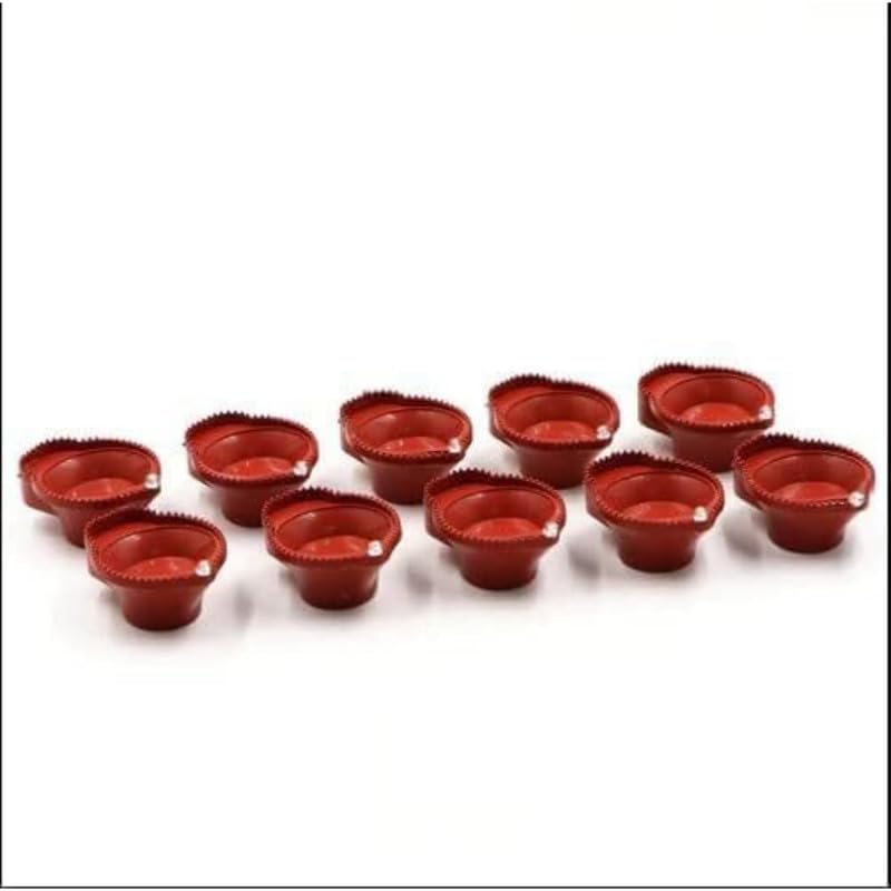 LED Water Sensor Diya | Electric LED Diya Flammeless & Smokeless | LED Dia Light for Pooja Mandir Room Decoration, Festival, Balcony, Office, Home DecorPk of-2Set-picture-19